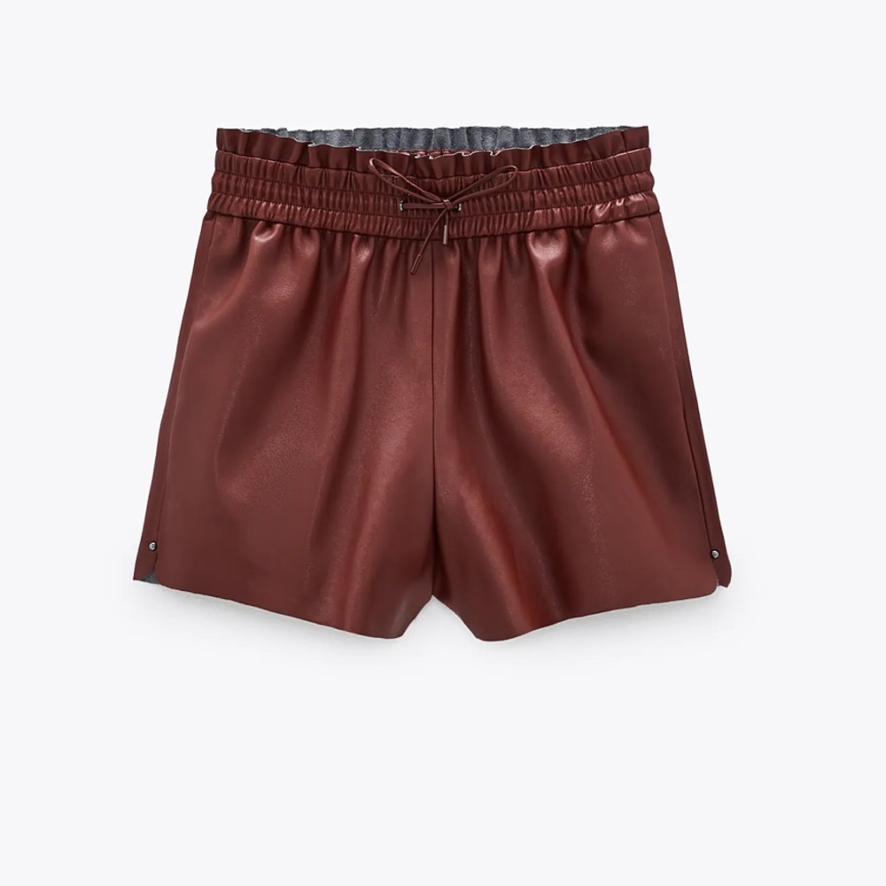 Zara faux leather shorts - Picture 6 of 7